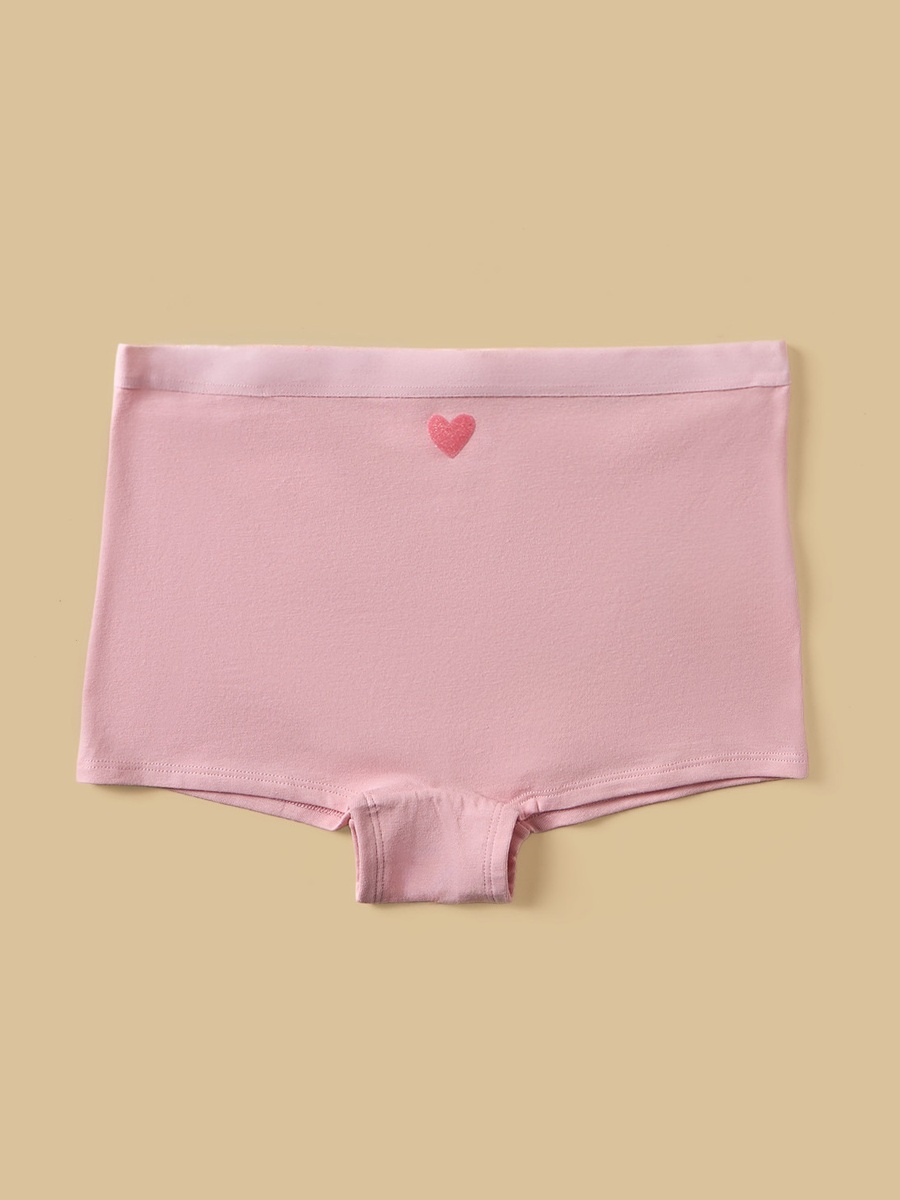 Pack of 5 - Glitter Heart Print Boyshorts