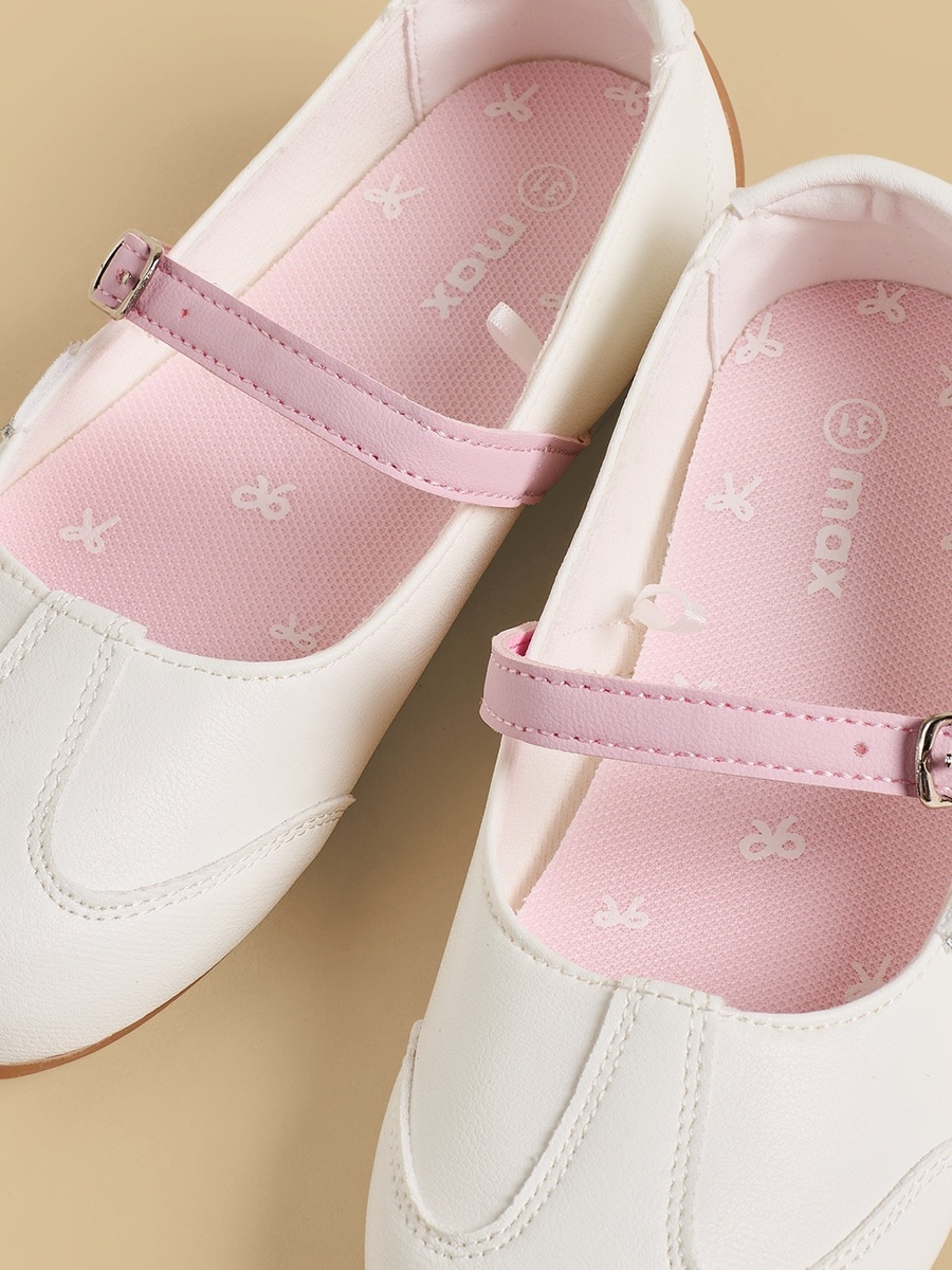 Panelled Mary Jane Shoes with Buckle Closure
