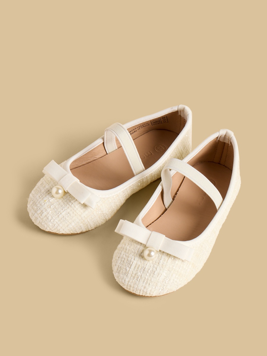Pearl Embellished Ballerina Shoes