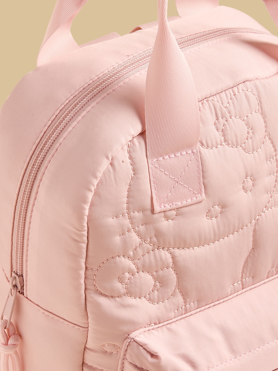 Hello Kitty Embroidered Backpack with Adjustable Straps