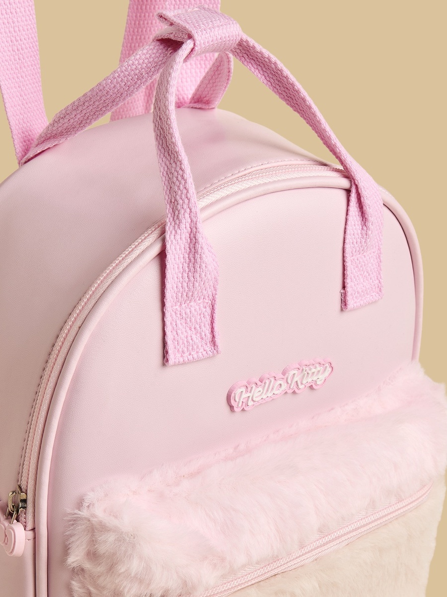 Hello Kitty Applique Backpack with Adjustable Shoulder Straps