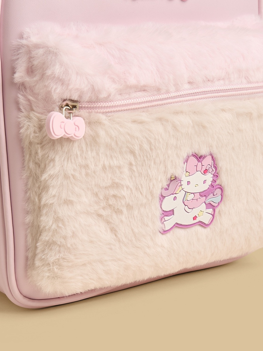 Hello Kitty Applique Backpack with Adjustable Shoulder Straps