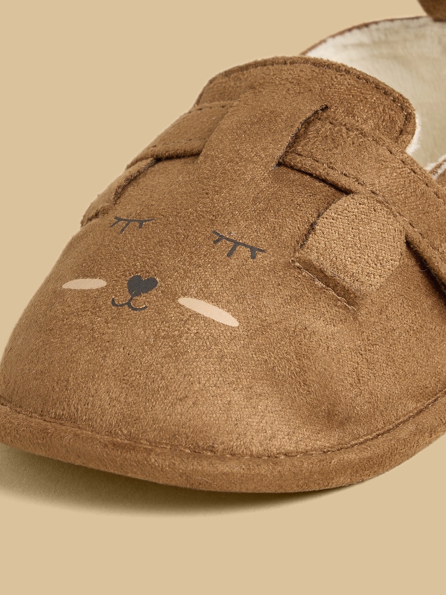 Printed Booties with Hook and Loop Closure