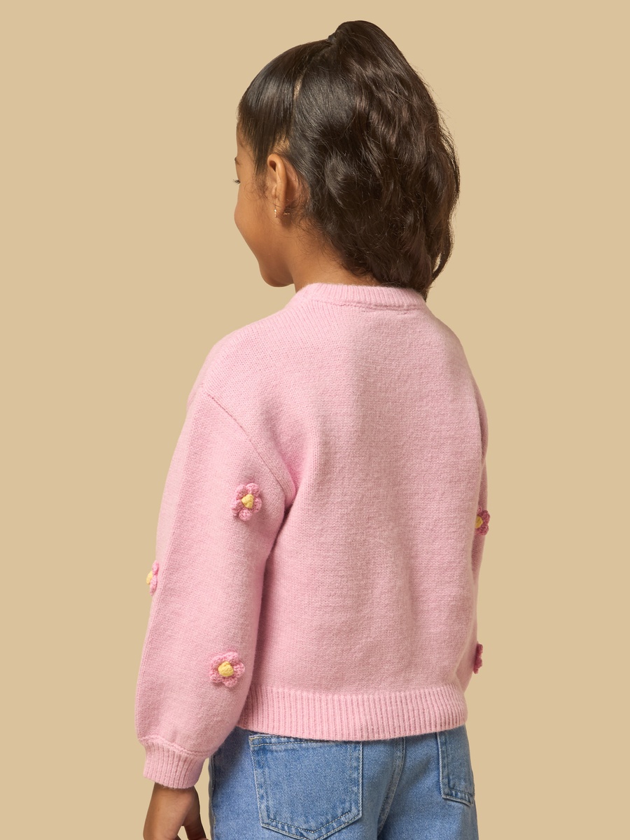 Floral 3D Applique Sweater