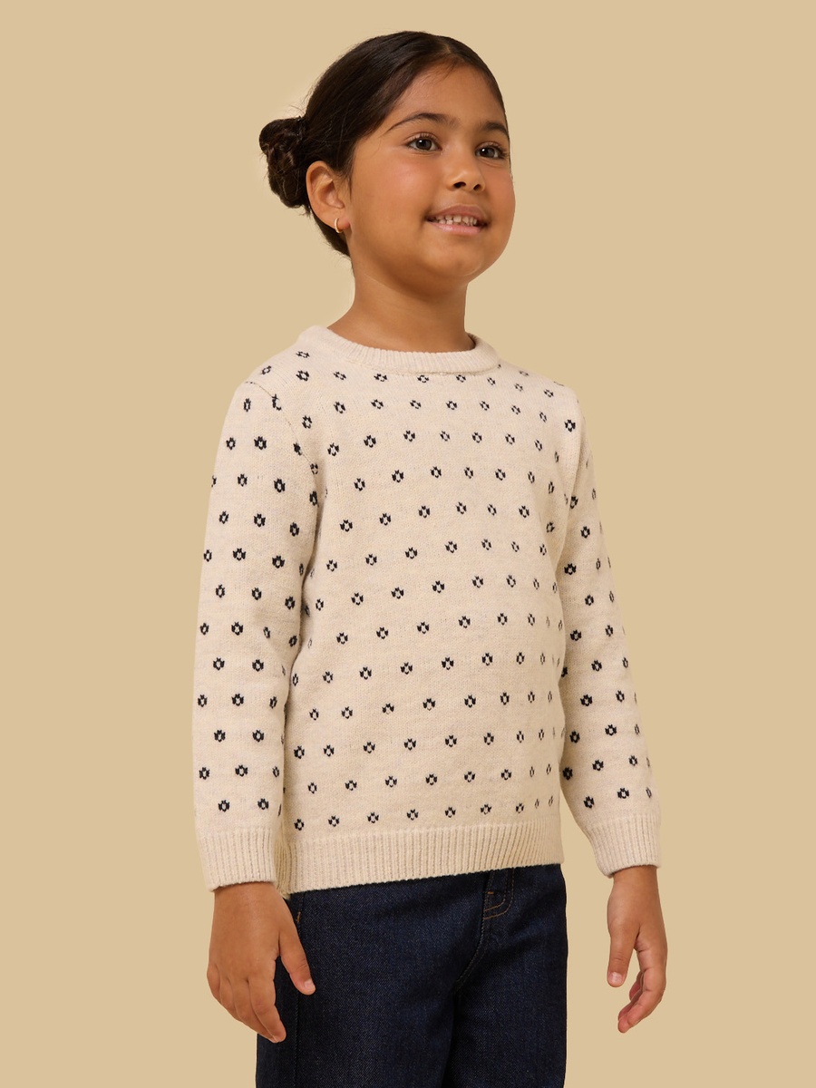 Floral Intarsia Sweater