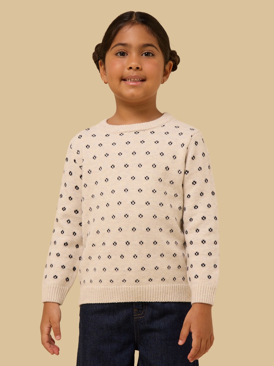 Floral Intarsia Sweater
