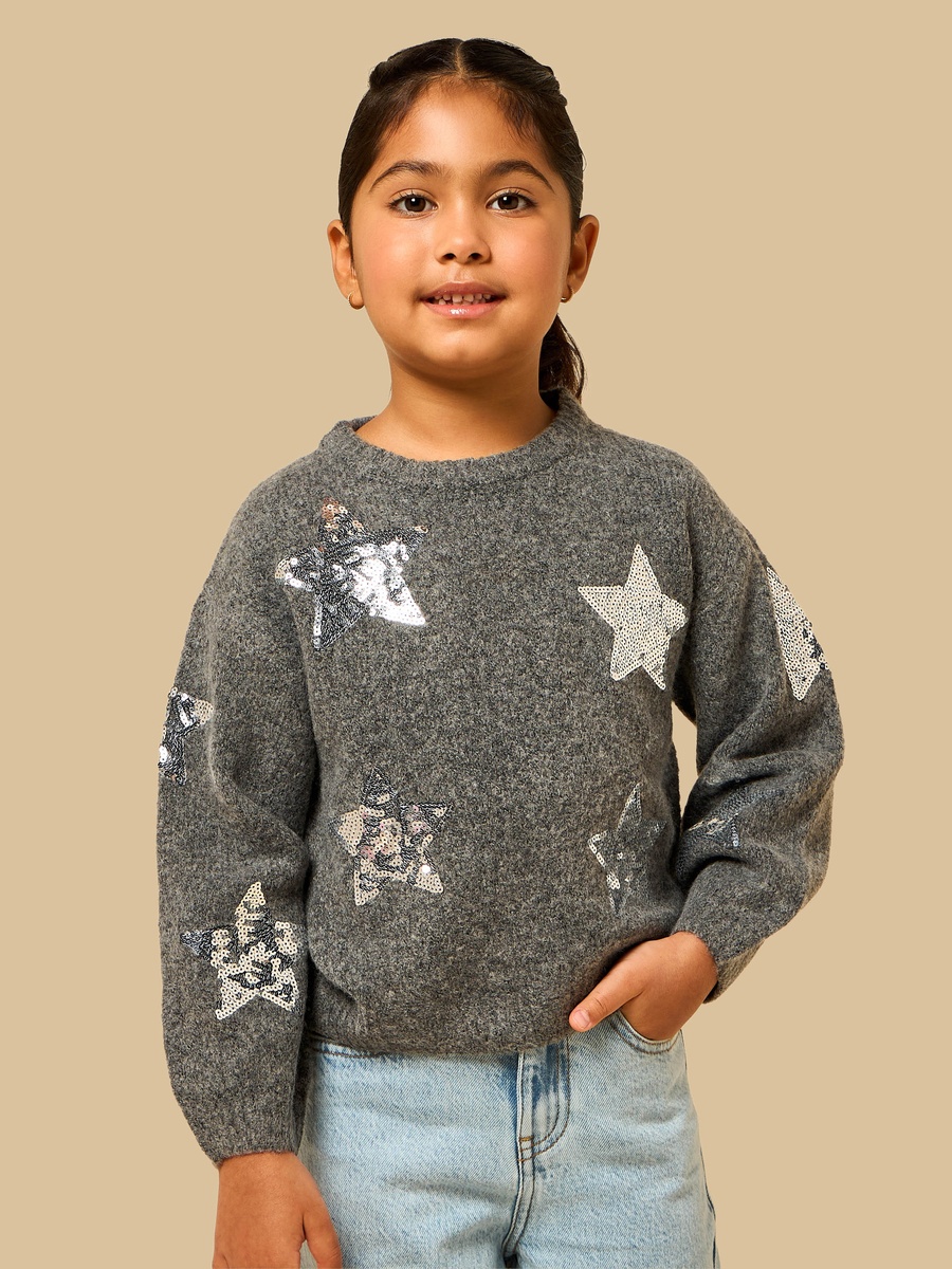 Star Embellished Sweater