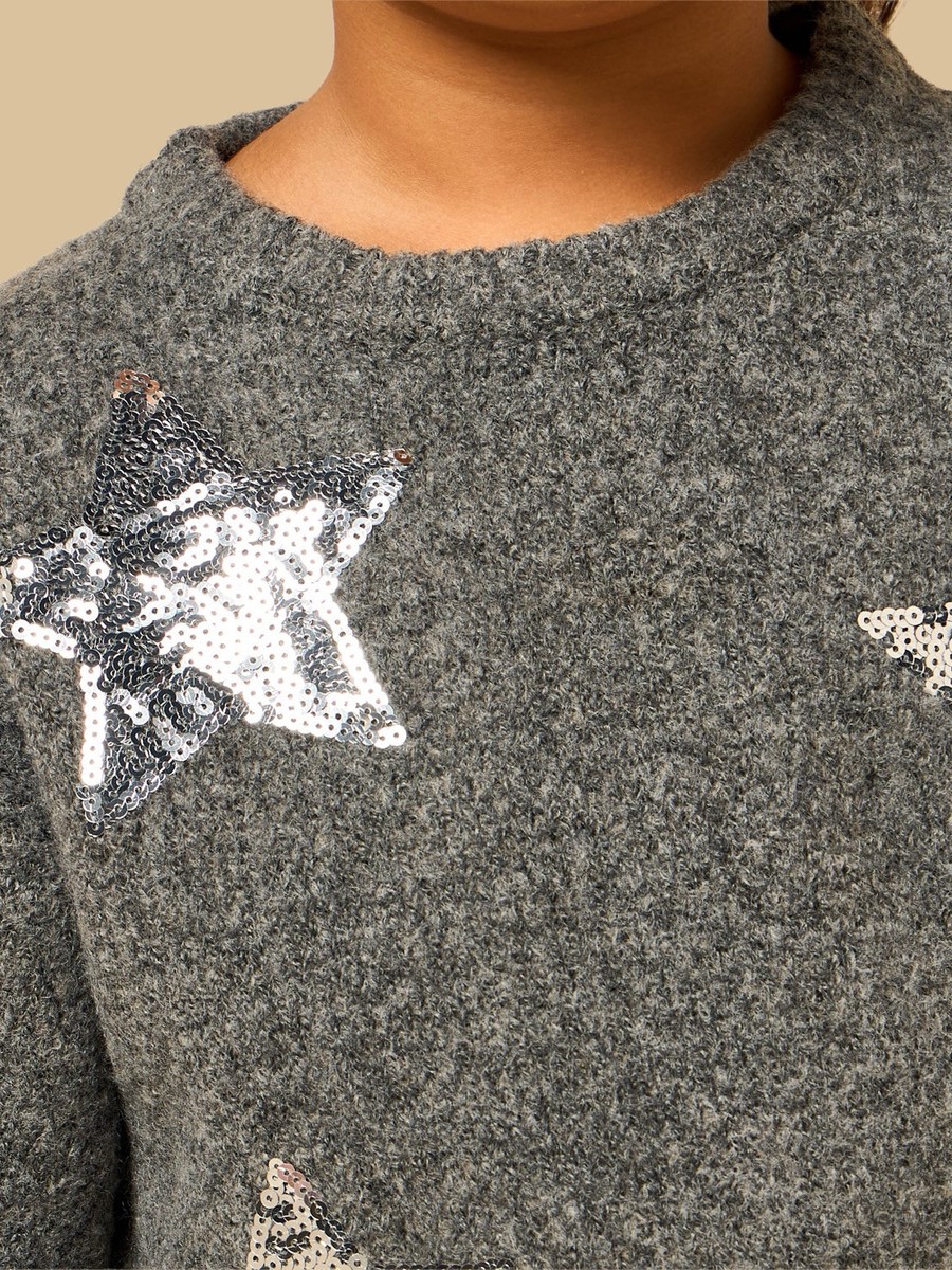 Star Embellished Sweater