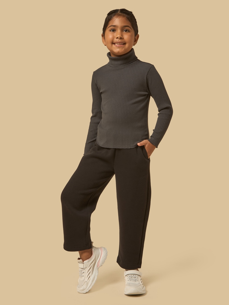 Ribbed Turtleneck Sweater