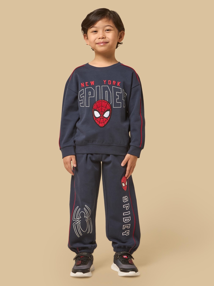 Spider-Man Print Sweatshirt and Joggers Set