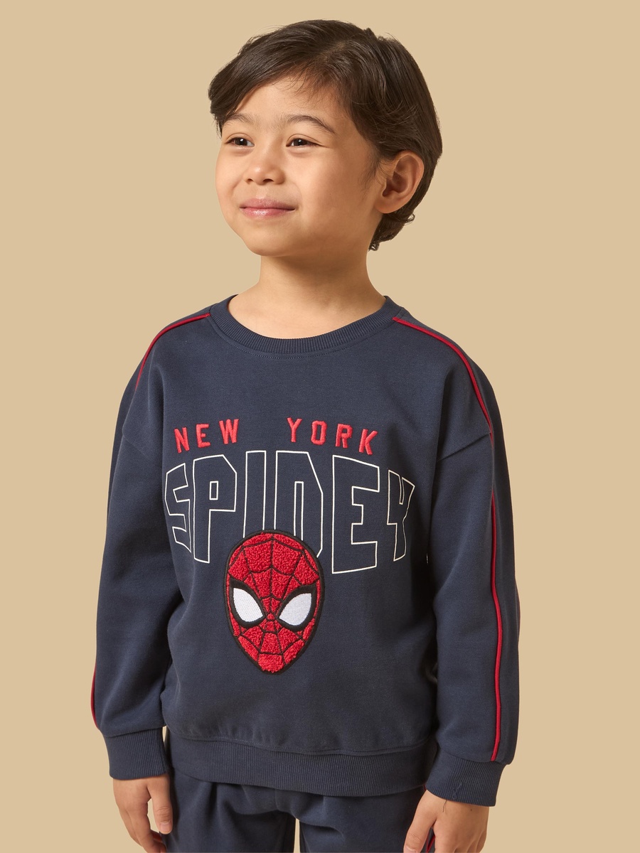 Spider-Man Print Sweatshirt and Joggers Set