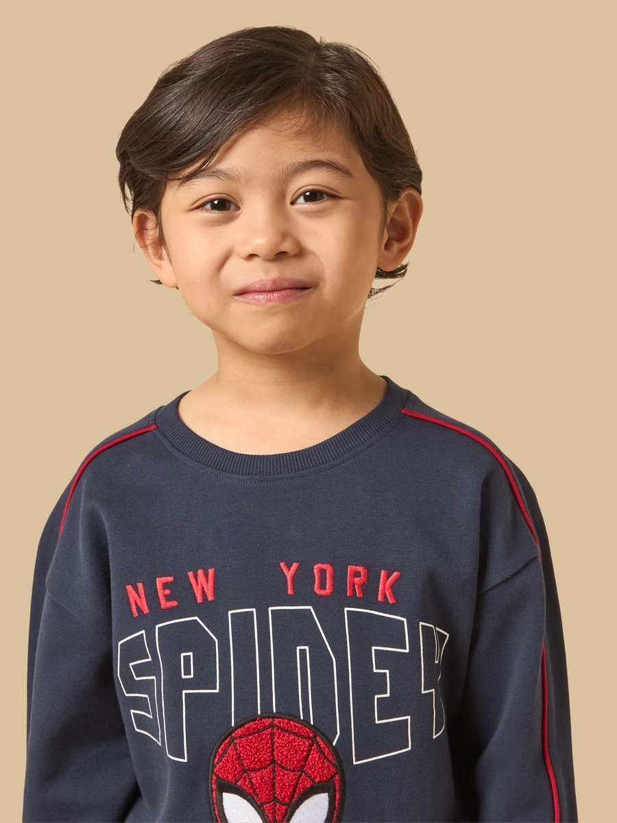 Spider-Man Print Sweatshirt and Joggers Set