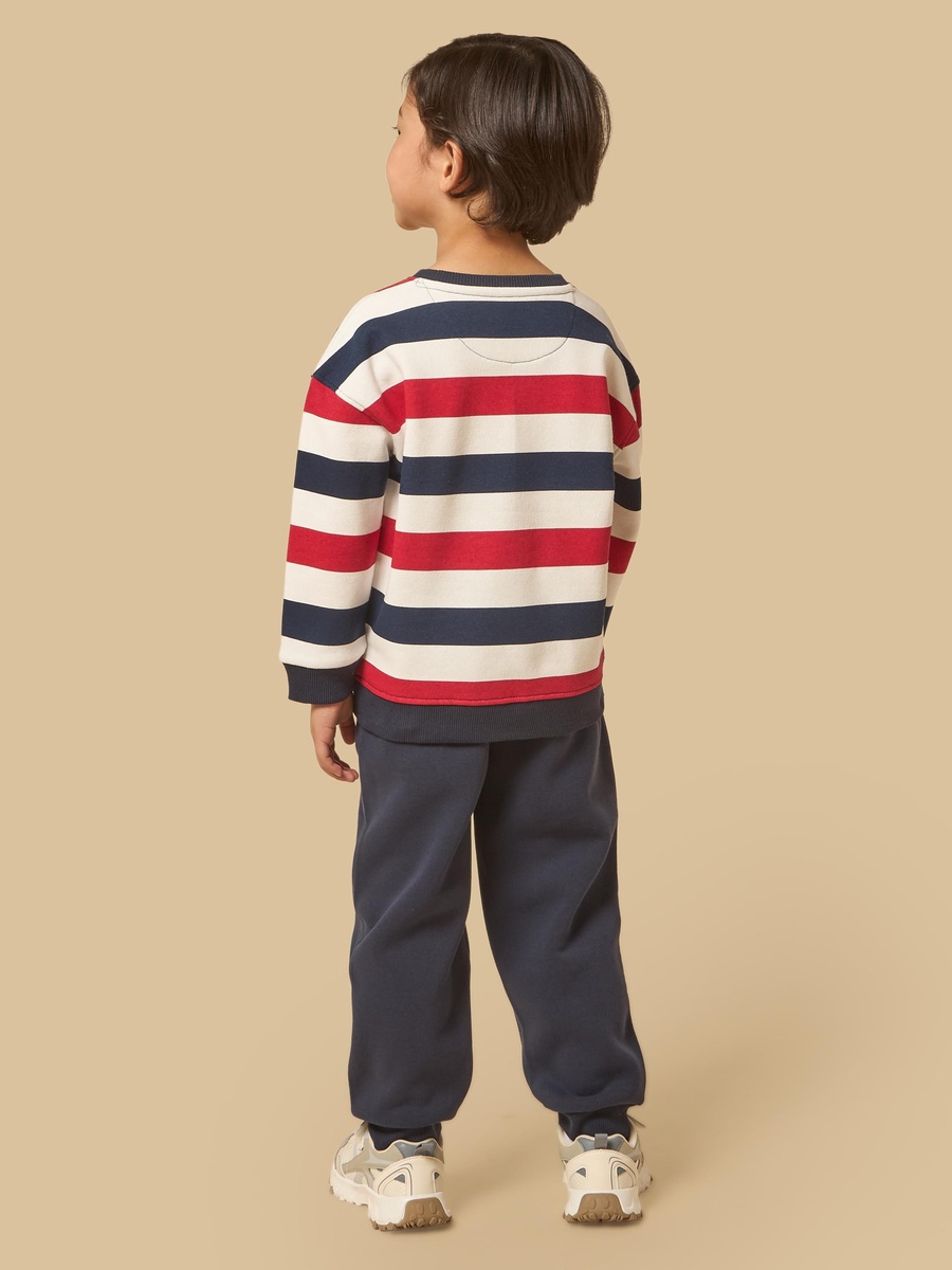 Striped Sweatshirt and Joggers Set