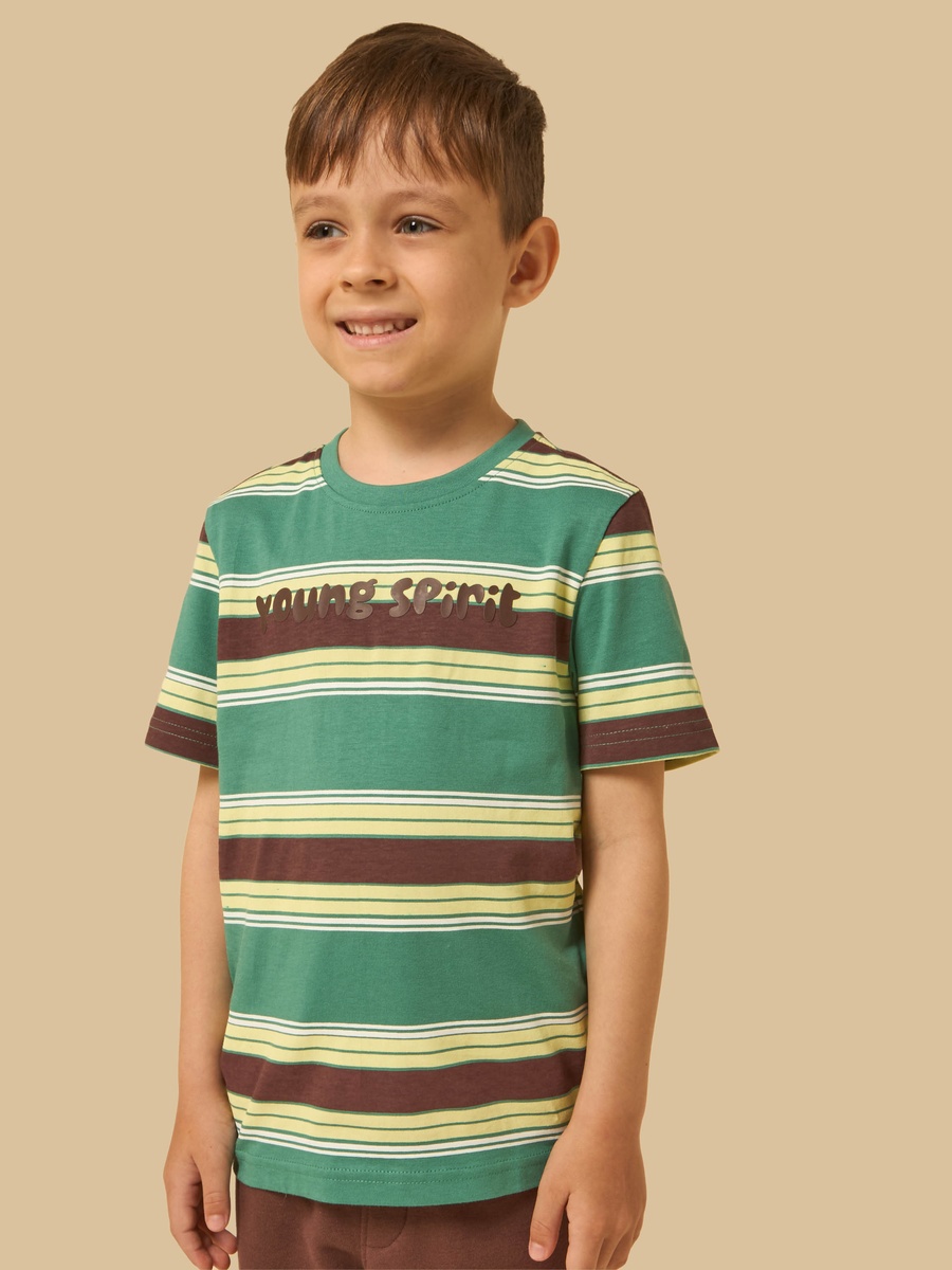 Striped T-Shirt and Shorts Set