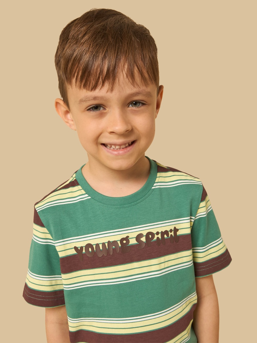Striped T-Shirt and Shorts Set