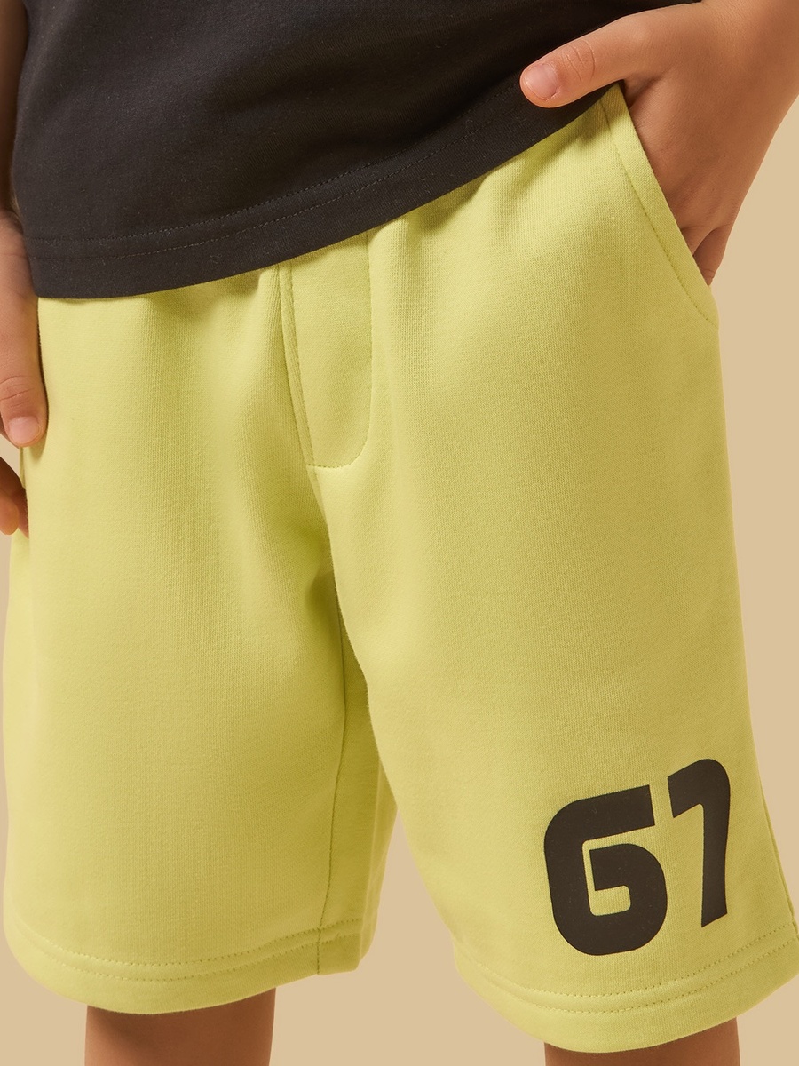 Varsity Print T-Shirt and Shorts Set