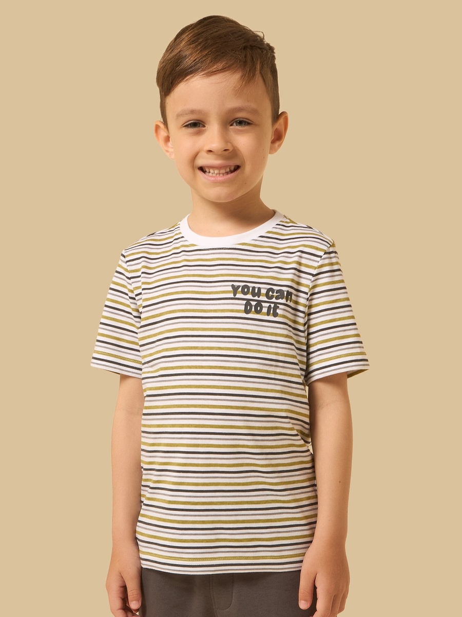 Striped T-Shirt and Shorts Set