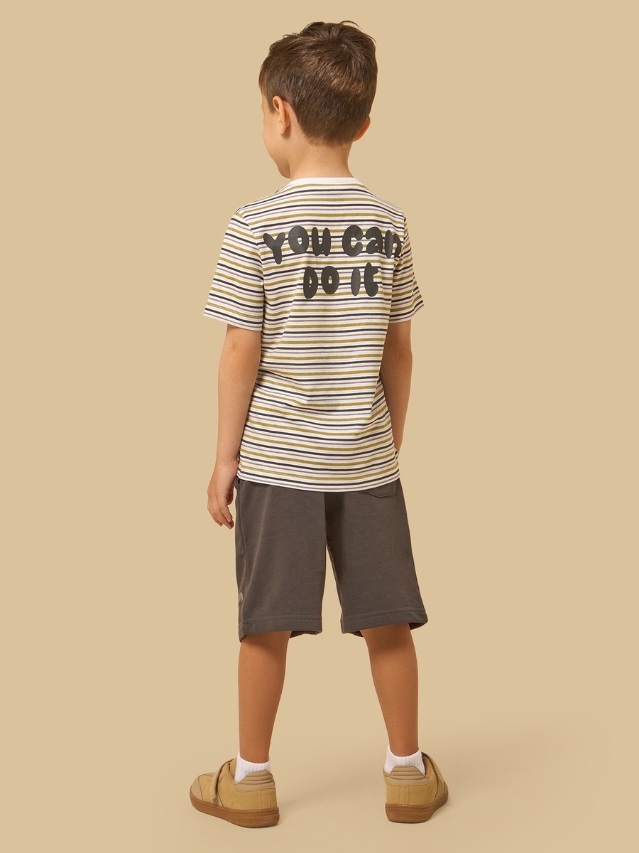 Striped T-Shirt and Shorts Set