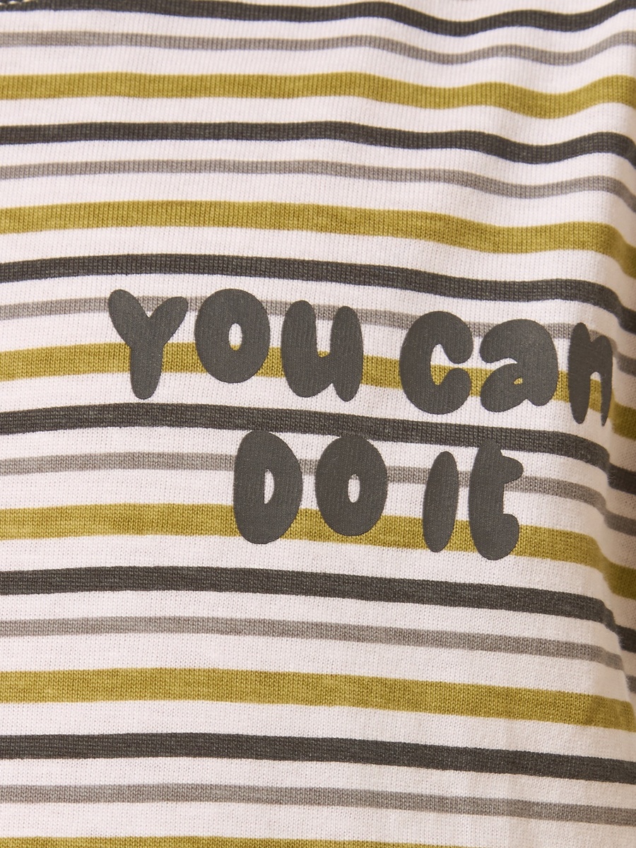 Striped T-Shirt and Shorts Set
