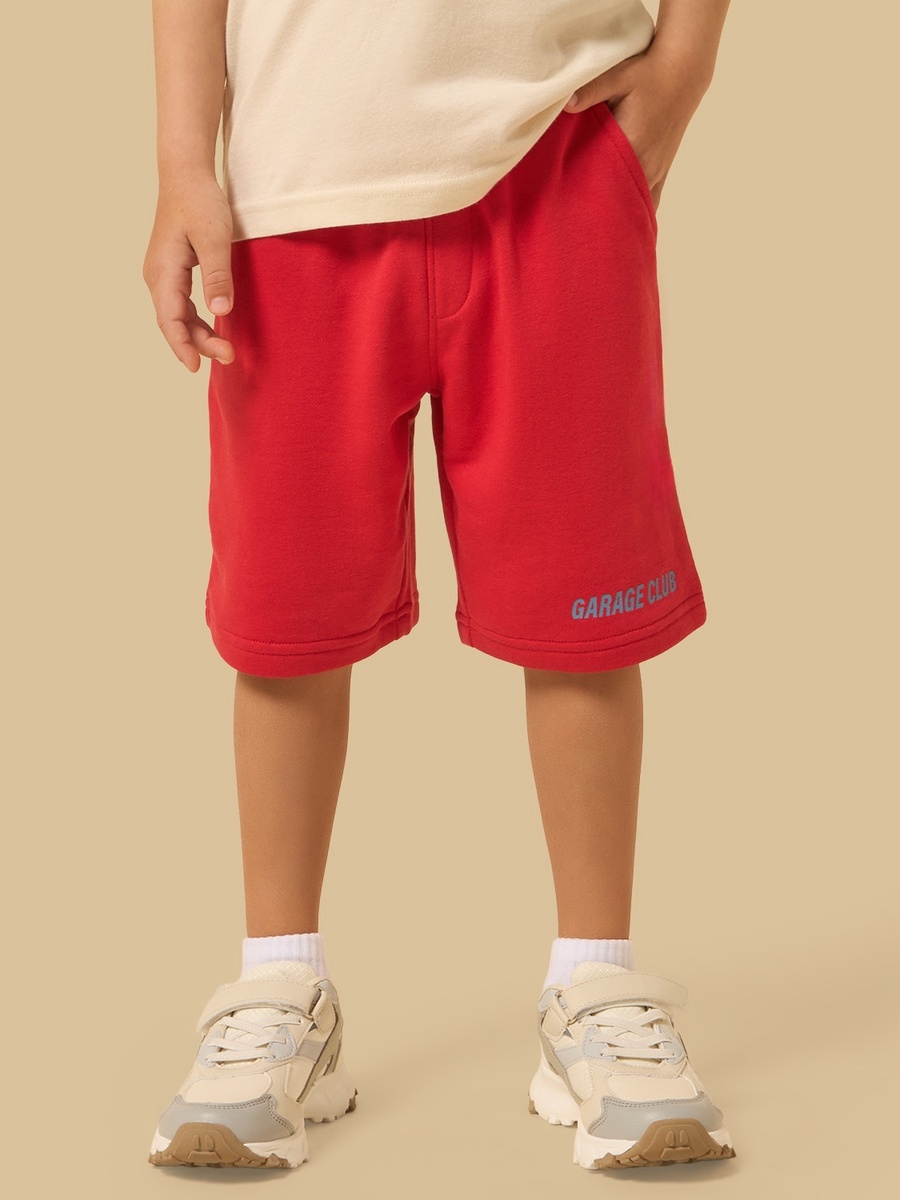 Typographic Print T-Shirt and Shorts Set
