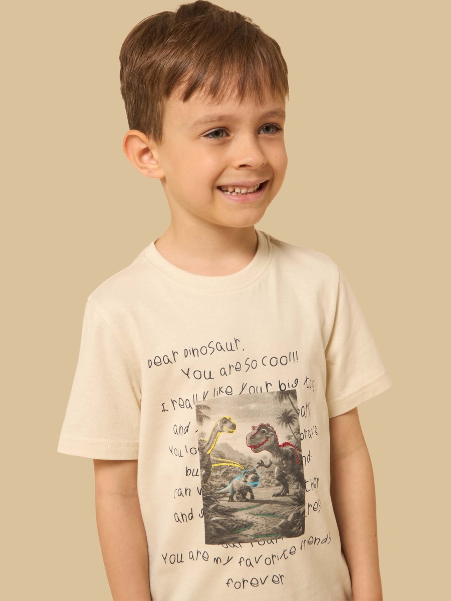 Dinosaur Print T-Shirt and Shorts Set