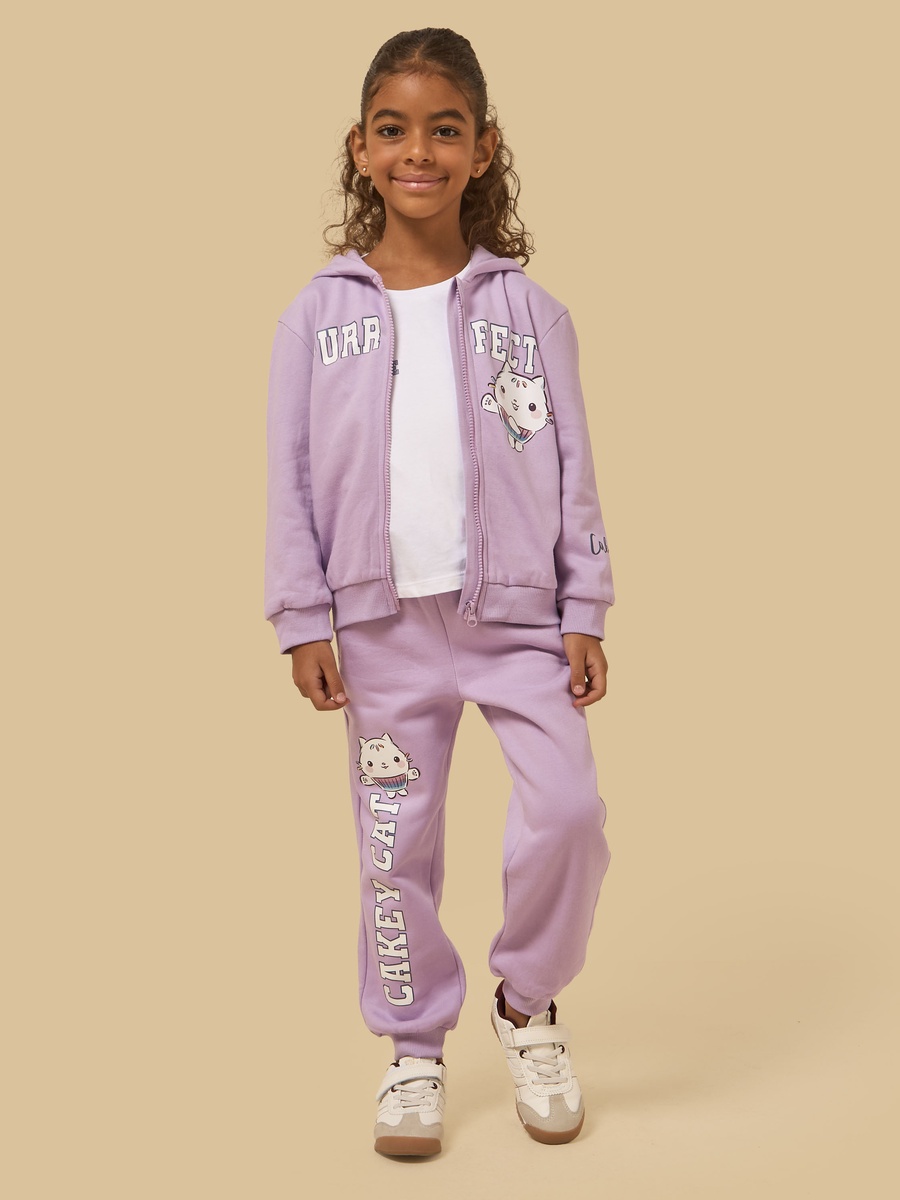 Gabby Print Hoodie with T-Shirt and Joggers