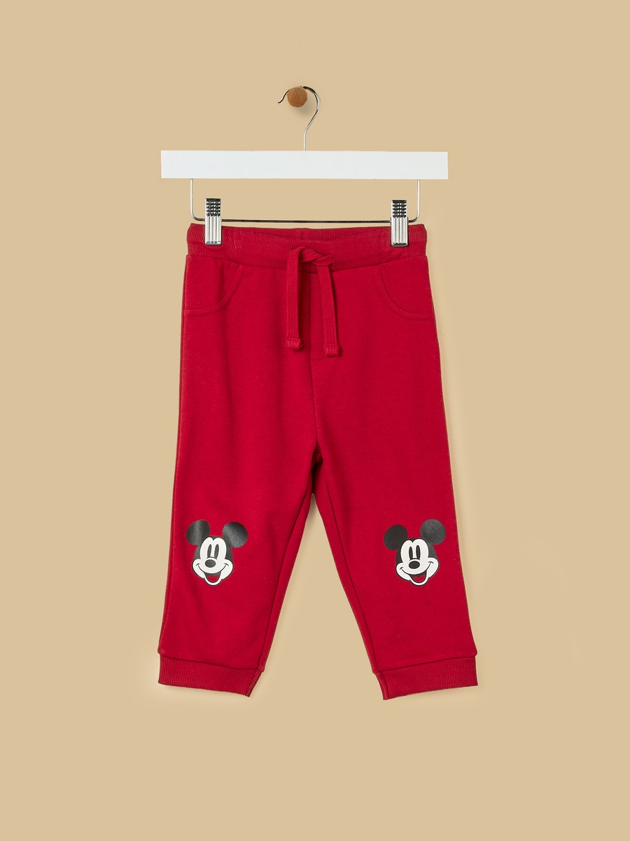 Mickey Mouse Print Zip Through Hoodie and Joggers Set