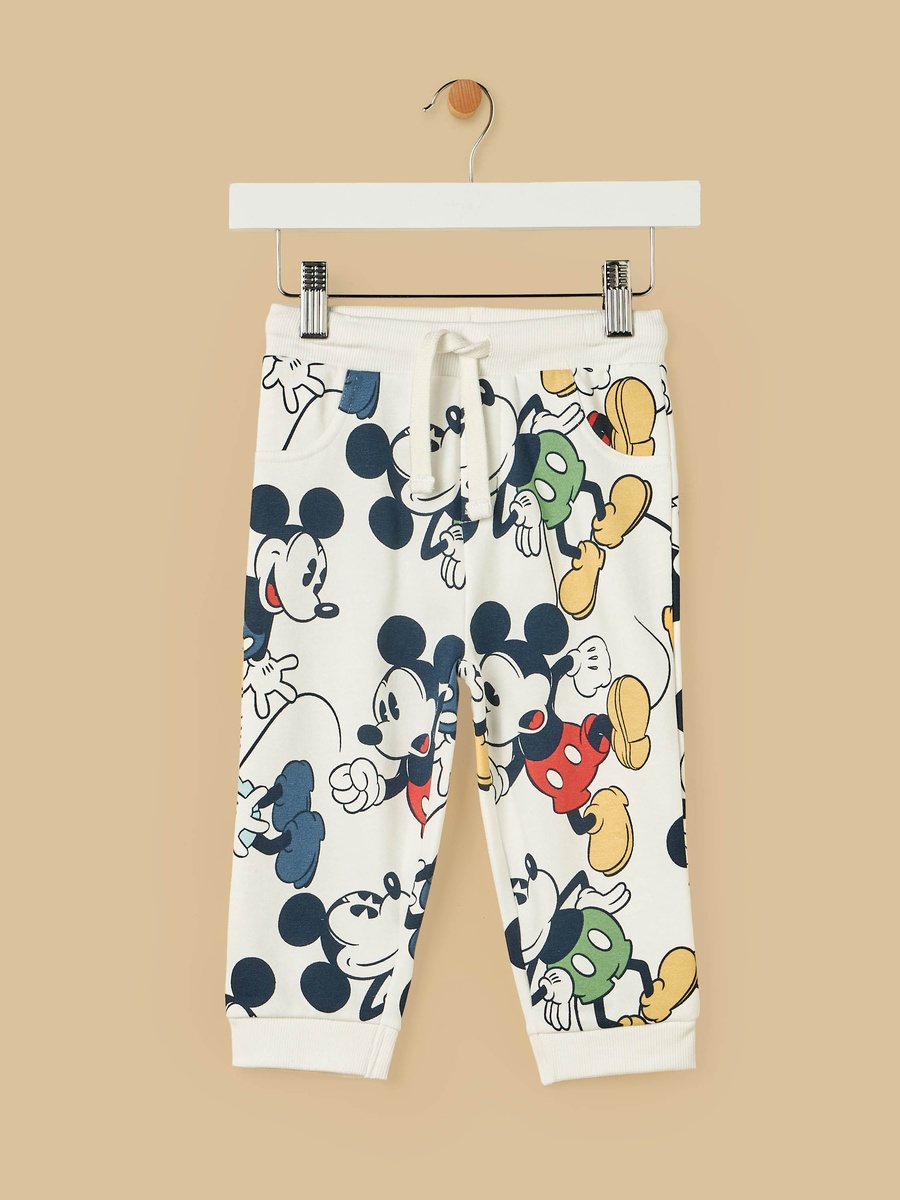 Mickey Mouse Print Sweatshirt and Joggers Set