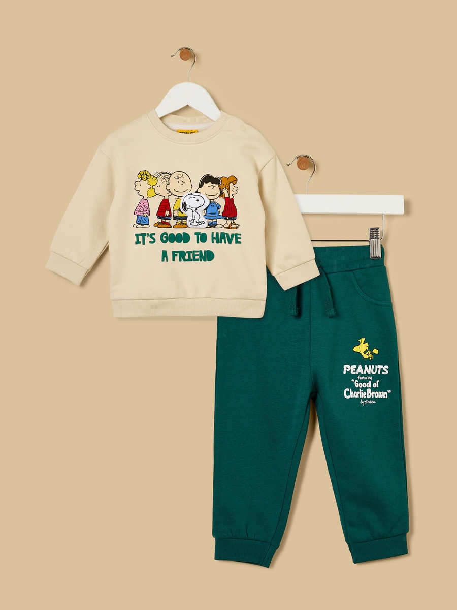 Snoopy Accent Sweatshirt and Joggers Set
