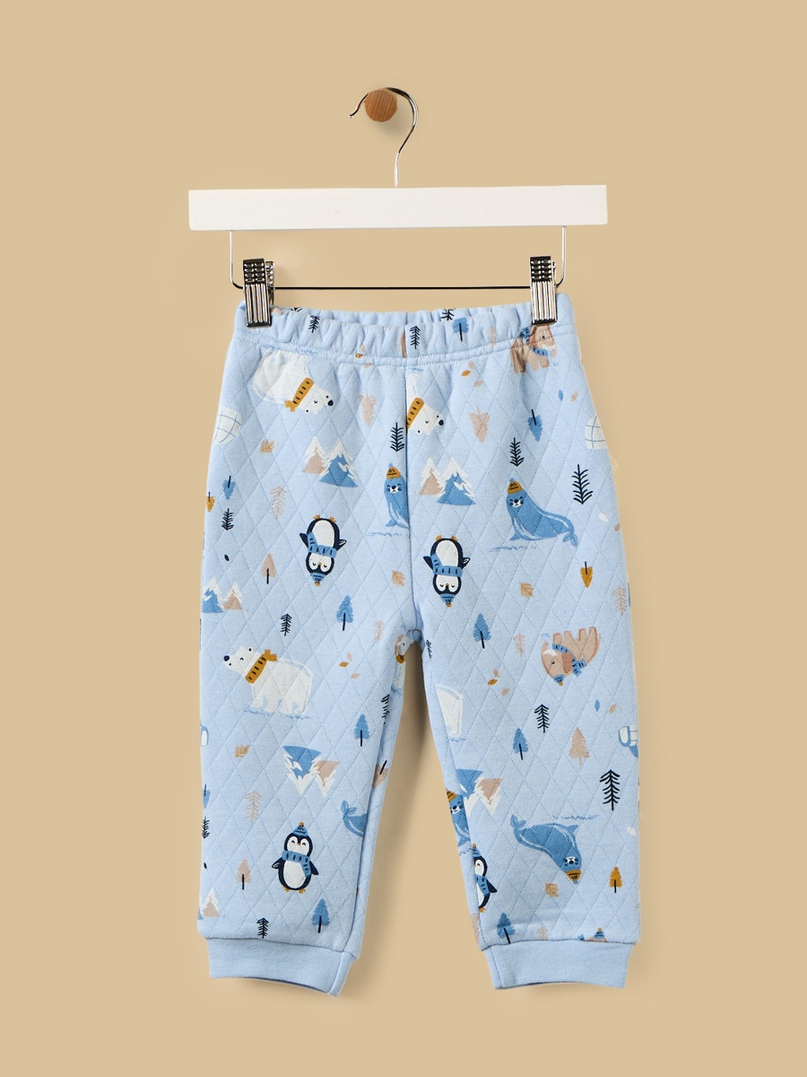 Polar Bear Applique T-Shirt and Pants Set