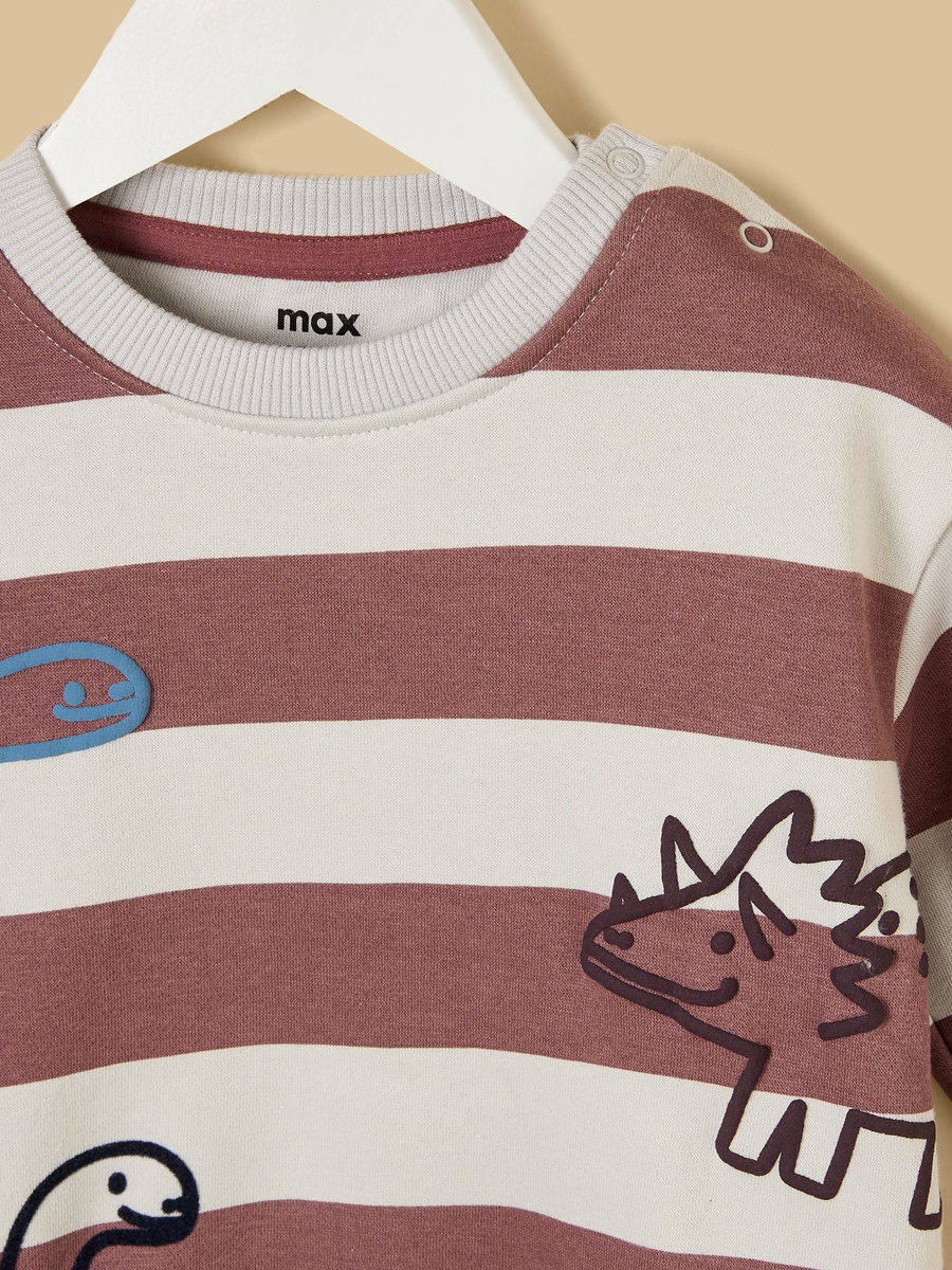 Dinosaur Print Sweatshirt and Joggers Set