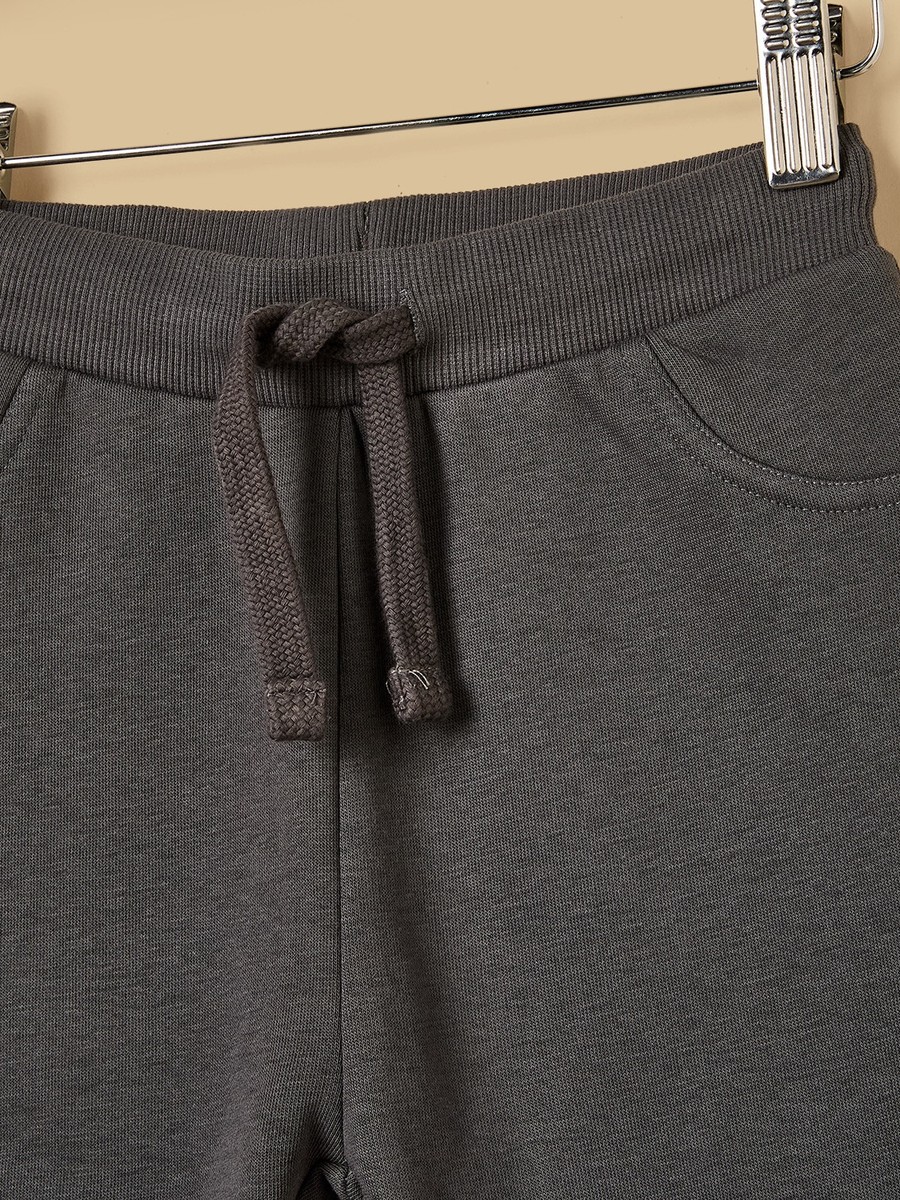 Bear Print Sweatshirt and Joggers Set
