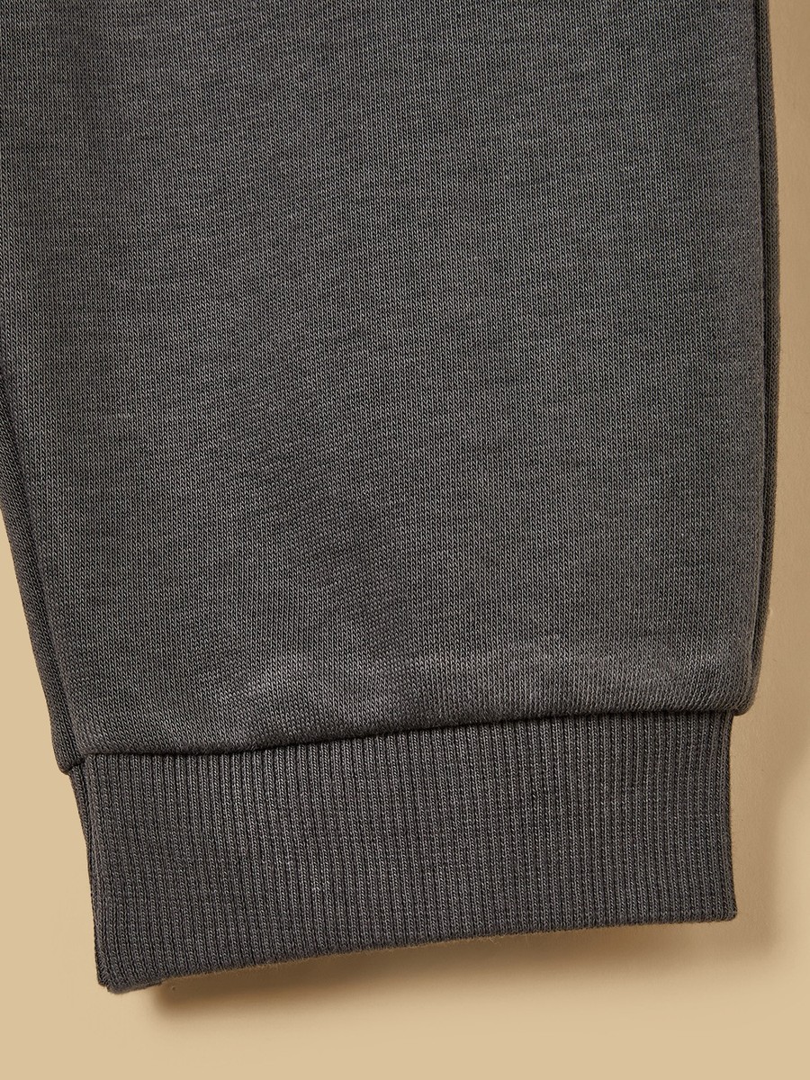 Bear Print Sweatshirt and Joggers Set