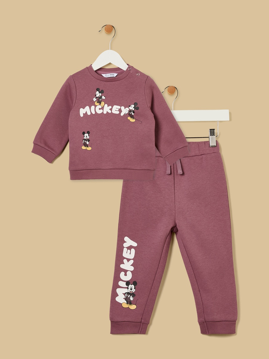 Mickey Print Sweatshirt with Joggers