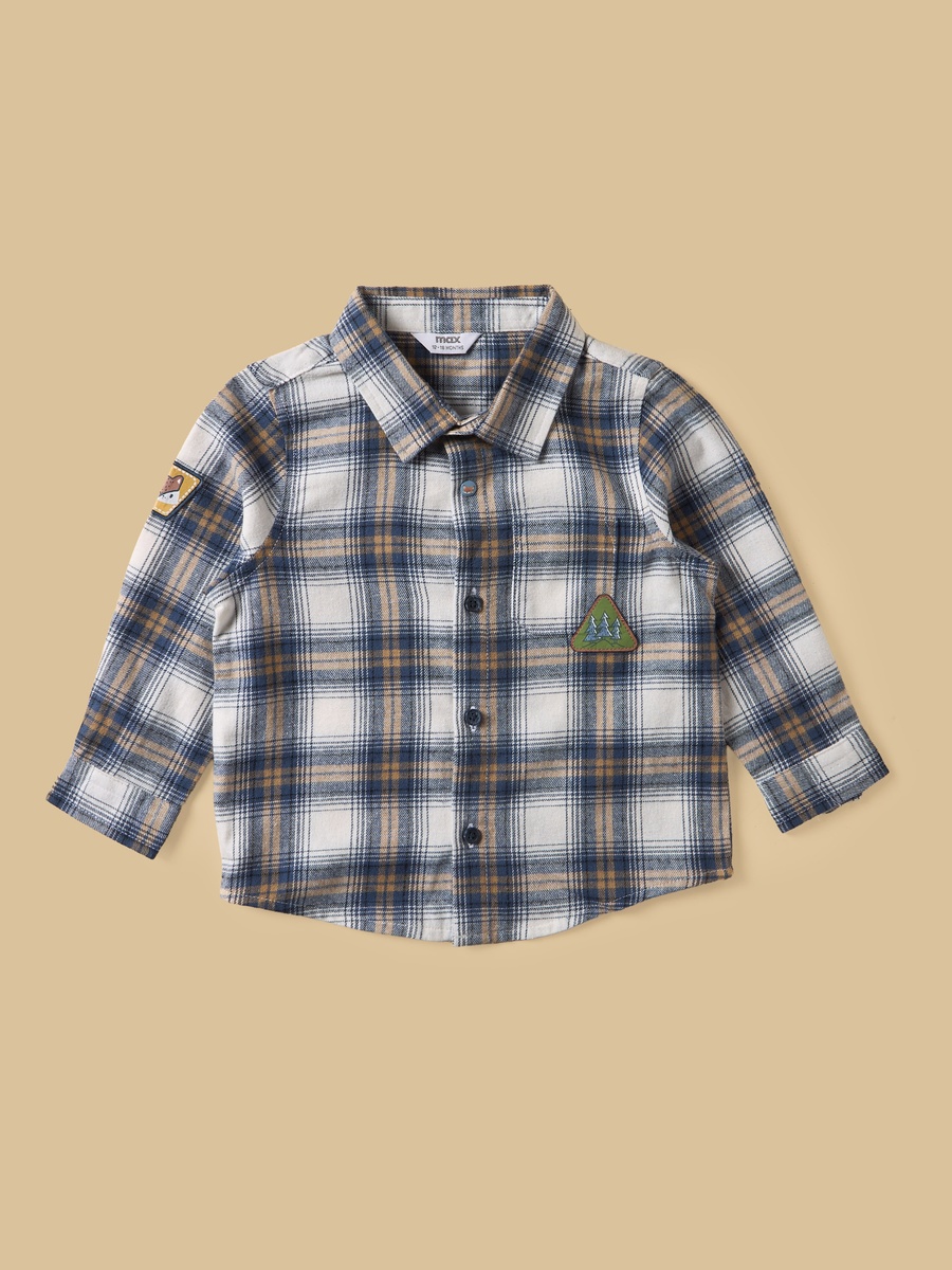 Checked Flannel Shirt with T-Shirt and Jeans