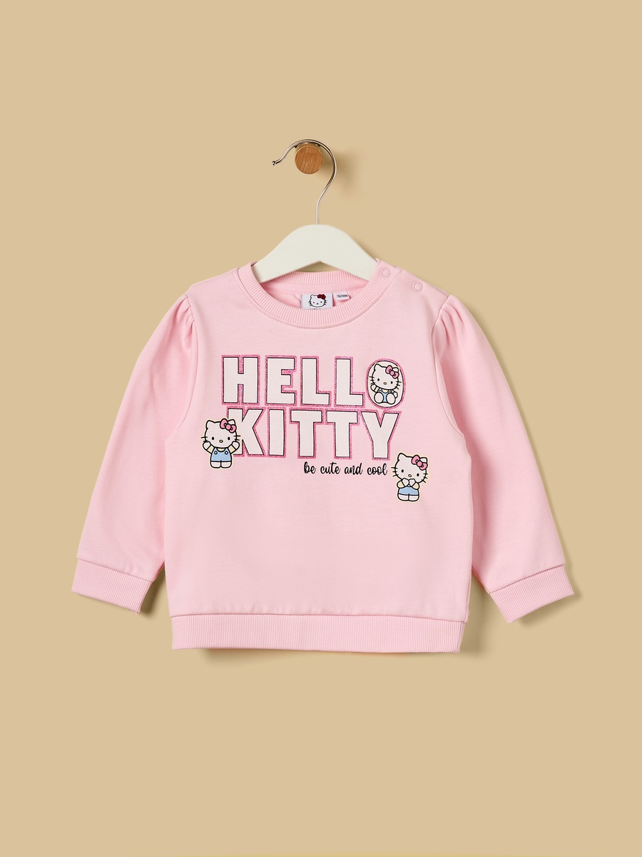Hello Kitty Print Sweatshirt and Joggers Set