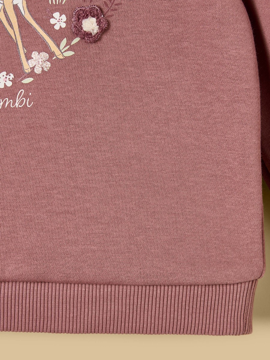 Bambi Print Sweatshirt and Joggers Set