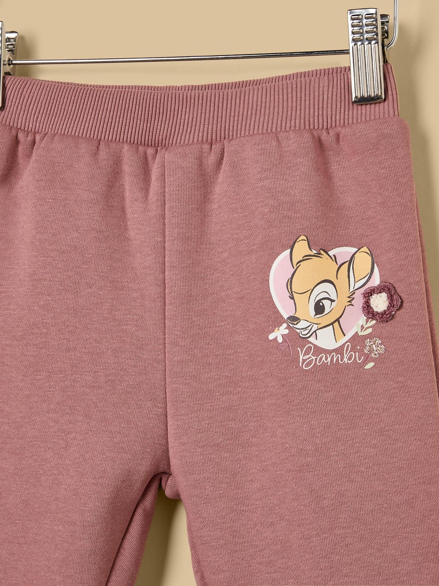 Bambi Print Sweatshirt and Joggers Set