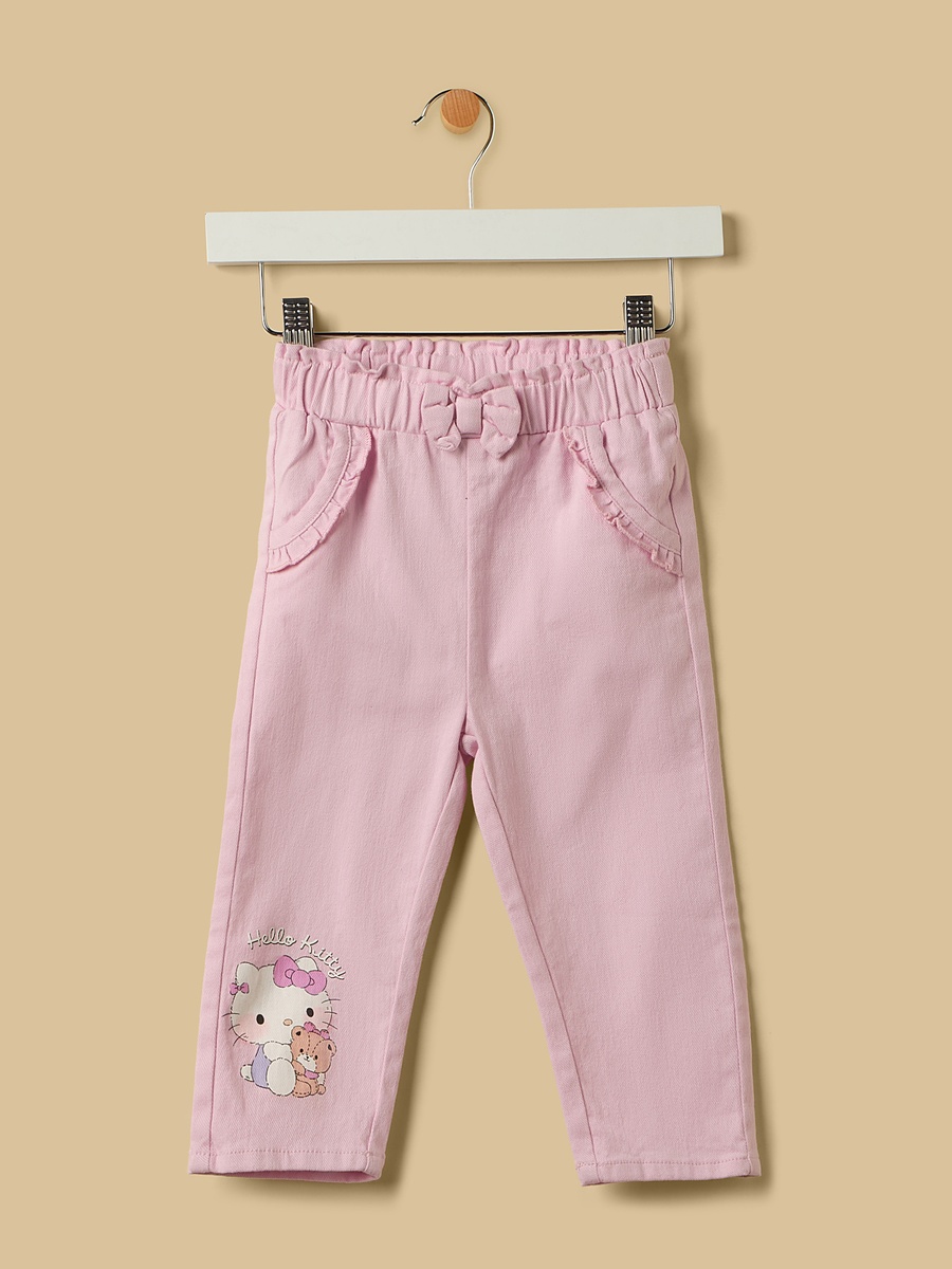 Hello Kitty Print Top and Trousers Set