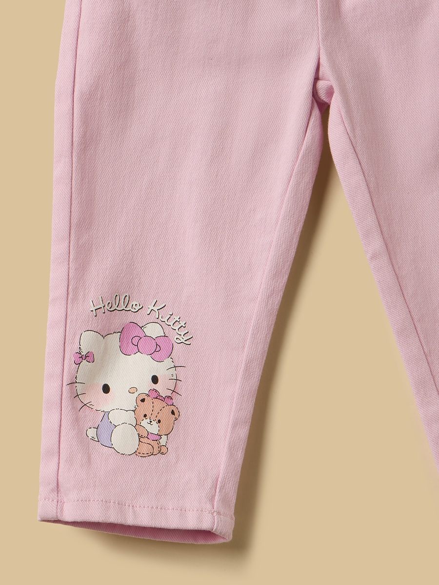 Hello Kitty Print Top and Trousers Set