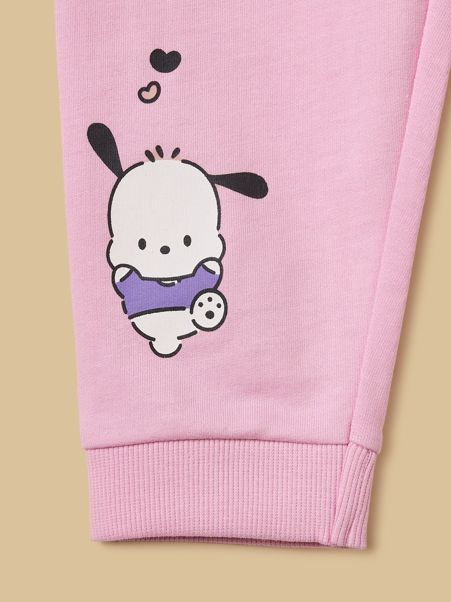 Pochacco Print Sweatshirt and Joggers Set