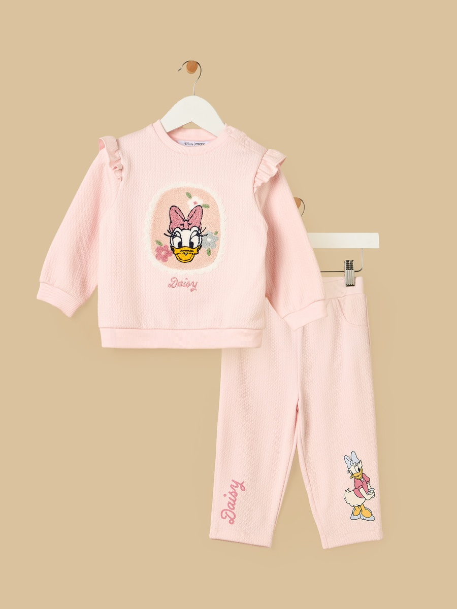 Daisy Duck Print Sweatshirt and Pants Set