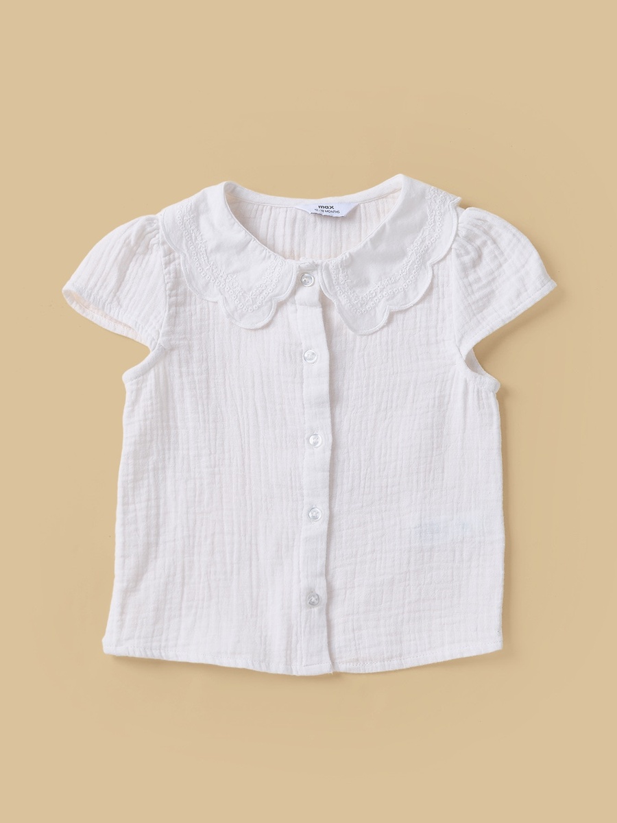 Embroidered Cardigan with Shirt and Pants
