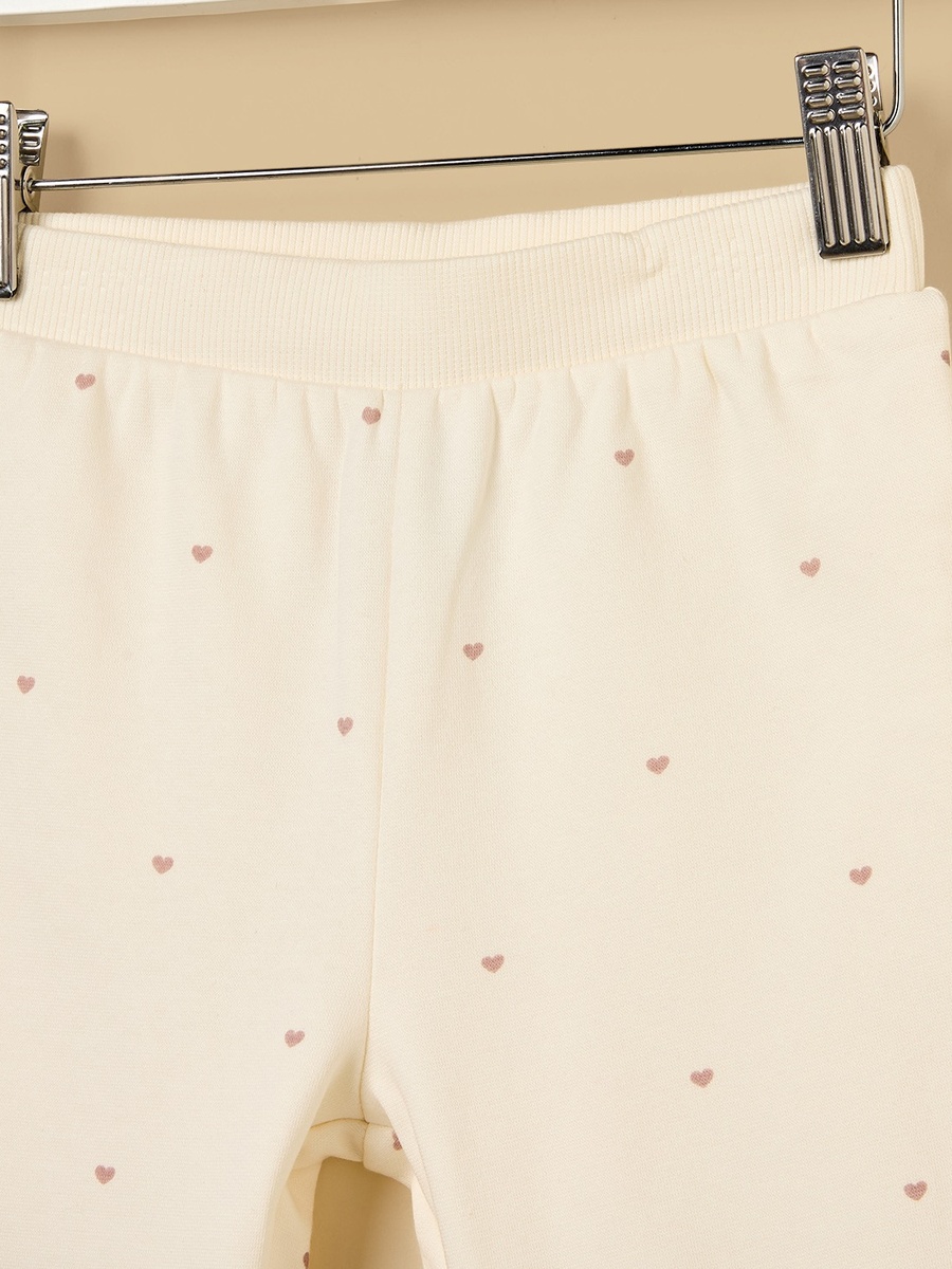 Teddy Bear Print Sweatshirt and Joggers Set