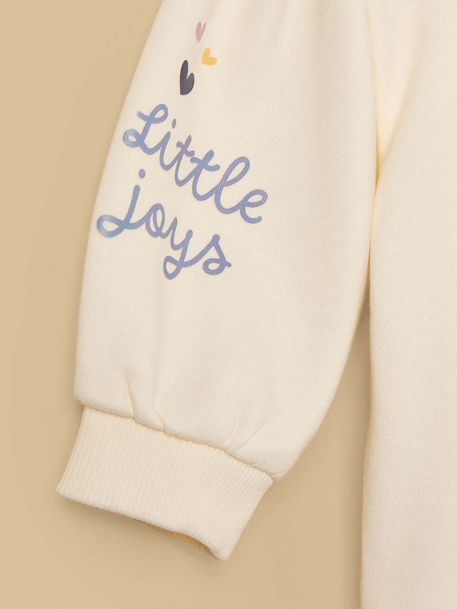 Teddy Bear Print Sweatshirt and Joggers Set