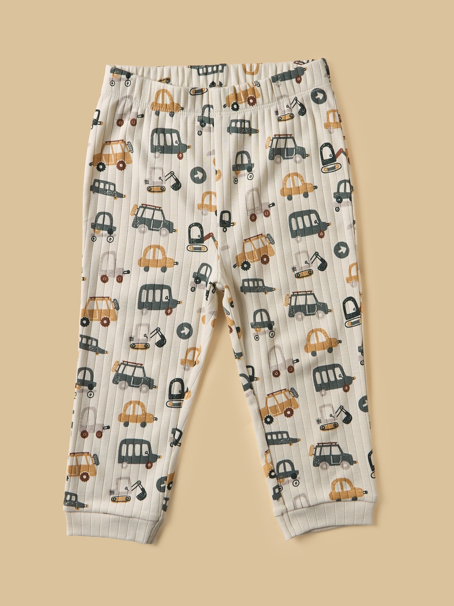 Pack of 2 - Construction Vehicle Print Pyjama Set
