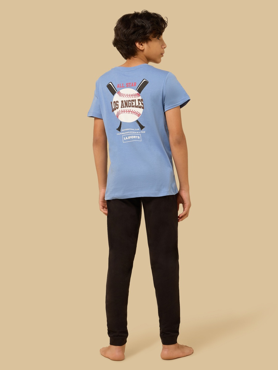 Graffiti Print Cotton Pyjama Set