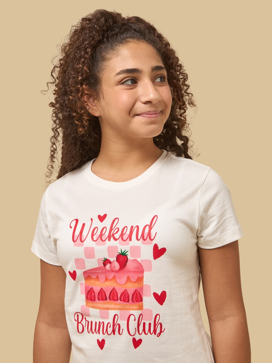 Strawberry Print Cotton Pyjama Set