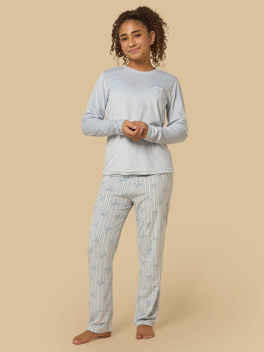 Bow Print Pyjama Set