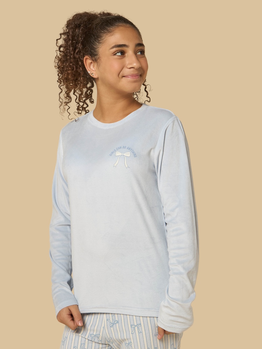 Bow Print Pyjama Set